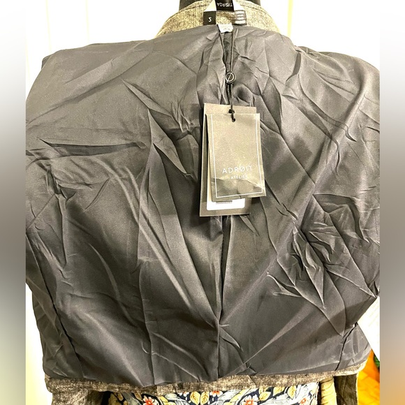 Anthropology Adroit Atelier Faux Leather Moto Jacket sz 2, flawed - Picture 10 of 15